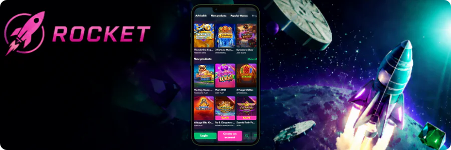 Game Catalog Rocket Riches